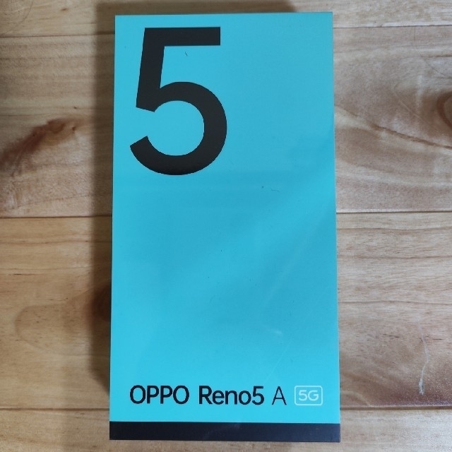 スマートフォン本体【未開封】OPPO Reno5 A eSIM A103OP アイスブルー