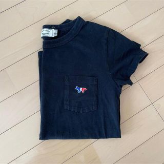 メゾンキツネ(MAISON KITSUNE')のメゾンキツネ　黒Tシャツ(Tシャツ(半袖/袖なし))