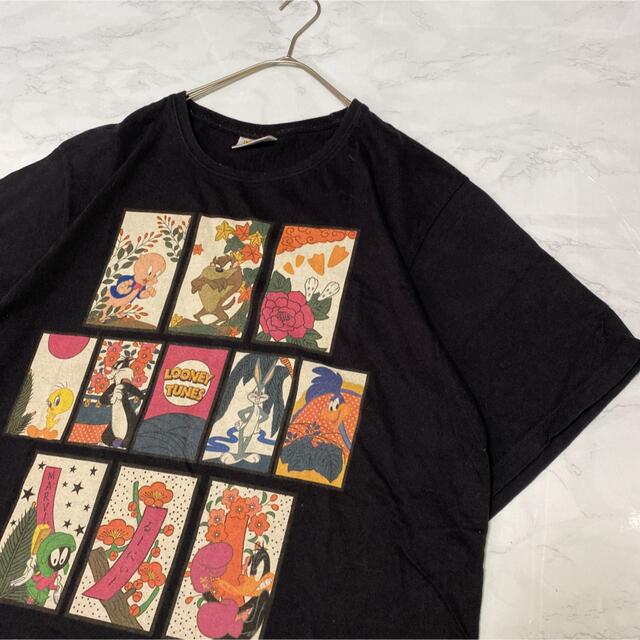 Tシャツ　ルーニーチューンズ　キャラクター　デカプリント　　vintage