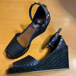 ヴァレンティノ(VALENTINO)のヴァレンティノ　エスパドリーユ美品(サンダル)