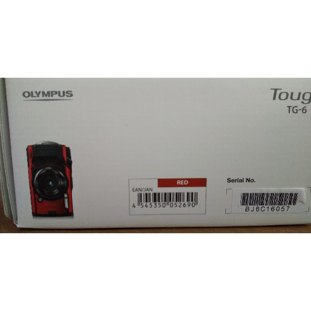 OLYMPUS(オリンパス)のOLYMPUS デジタルカメラ TG TG-6 RED スマホ/家電/カメラのカメラ(コンパクトデジタルカメラ)の商品写真