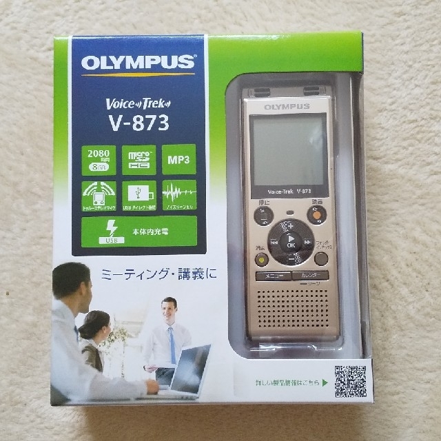 OLYMPUS(オリンパス)の新品 OLYMPUS  ICレコーダー V-873 GLD スマホ/家電/カメラのオーディオ機器(その他)の商品写真