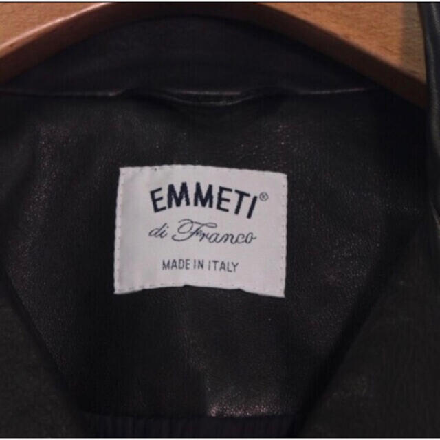 EMMETI（エンメティ）　ダブルライダース メンズのジャケット/アウター(ライダースジャケット)の商品写真