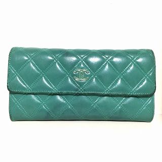 シャネル 財布(レディース)(グリーン・カーキ/緑色系)の通販 100点 ...