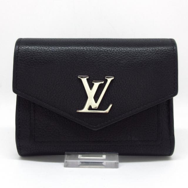 LOUIS VUITTON - ルイヴィトン 3つ折り財布 ロックミー 黒の通販 by