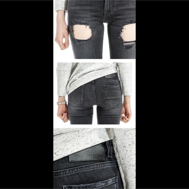【値下げ】GIVNENCHY 17AW デストロイ ダメージ加工 スキニー