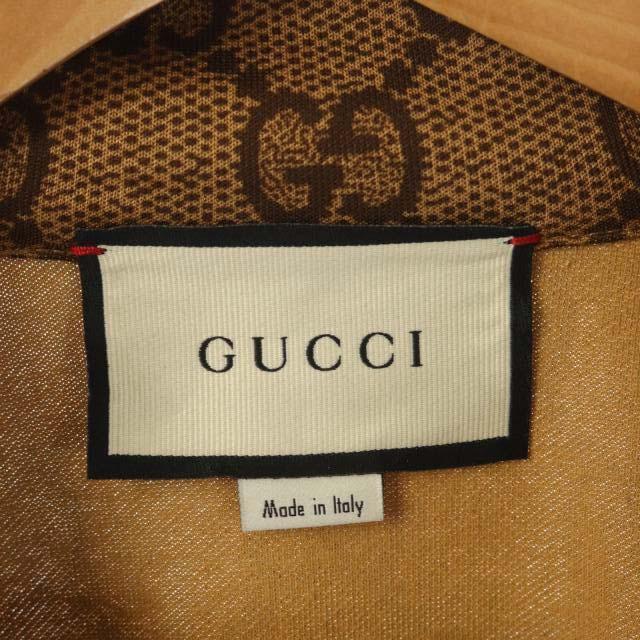 Gucci(グッチ)のグッチ GUCCI ジャケット ブルゾン XS キャメル ブラウン マルチカラー メンズのジャケット/アウター(ブルゾン)の商品写真