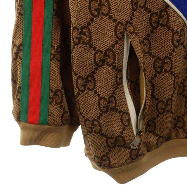 Gucci(グッチ)のグッチ GUCCI ジャケット ブルゾン XS キャメル ブラウン マルチカラー メンズのジャケット/アウター(ブルゾン)の商品写真