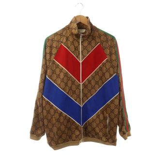 グッチ(Gucci)のグッチ GUCCI ジャケット ブルゾン XS キャメル ブラウン マルチカラー(ブルゾン)