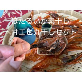 夏ギフト　ラクマ店限定　ほたるいか素干しと甘エビ丸干しセット(魚介)