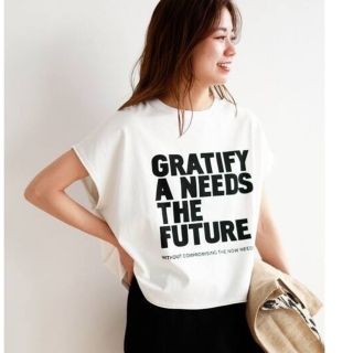 ジャーナルスタンダード(JOURNAL STANDARD)のレリューム  FUTUREクロップドTシャツ◆(Tシャツ(半袖/袖なし))