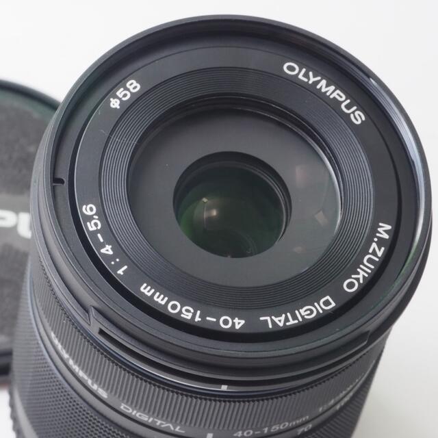 【美品】オリンパスM.ZUIKO 40-150mm望遠レンズスポーツ撮影で大活躍