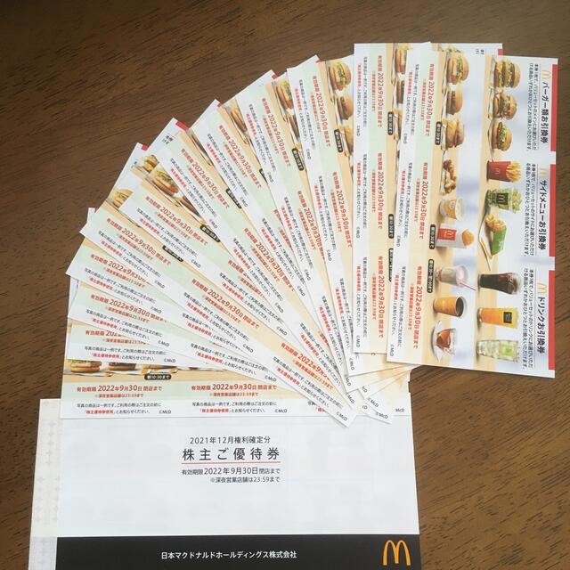 優待券/割引券マクドナルド　株主優待