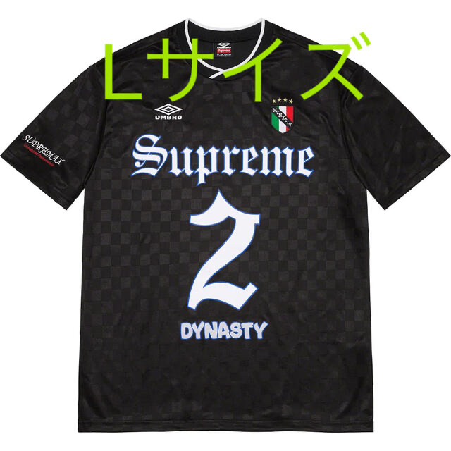 Lサイズ　Supreme Umbro Soccer Jersey Black