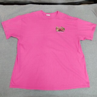 ロンジョン　Tシャツ　ピンク(Tシャツ/カットソー(半袖/袖なし))