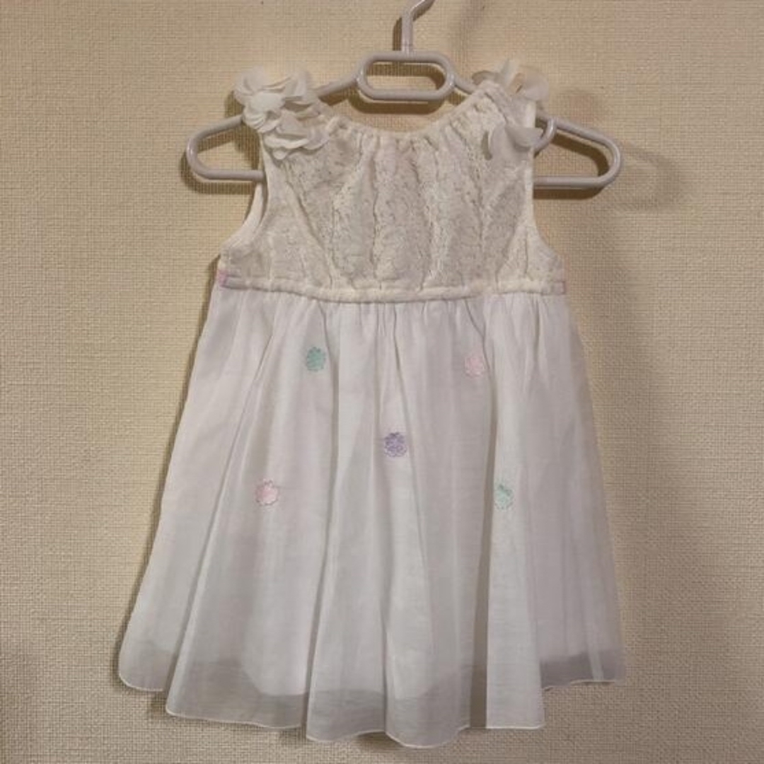 mezzo piano(メゾピアノ)の新品  ❁ メゾピアノ  ワンピース 90 キッズ/ベビー/マタニティのキッズ服女の子用(90cm~)(ワンピース)の商品写真