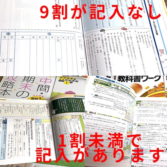 教科書ワーク 中学 　1年生　2年生　3年生　技術　問題集　セット