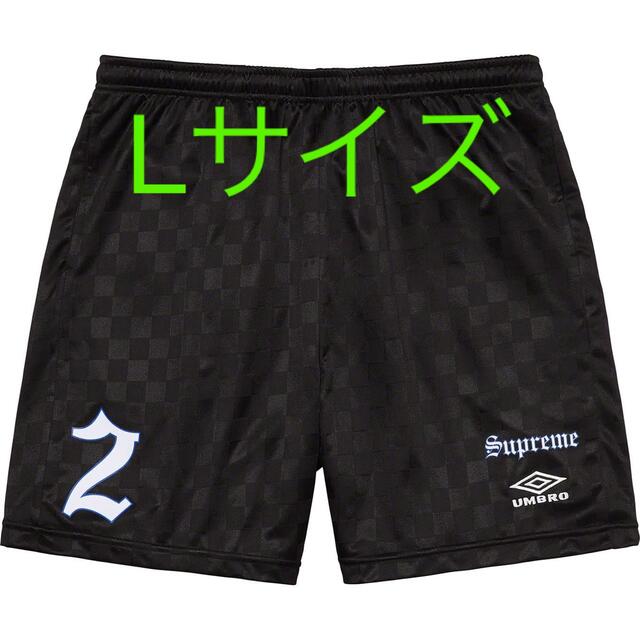 Lサイズ　Supreme Umbro Soccer Short Black
