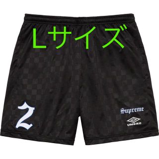 シュプリーム(Supreme)のLサイズ　Supreme Umbro Soccer Short Black(ショートパンツ)