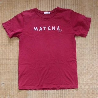 赤　Tシャツ　M　レディース(Tシャツ(半袖/袖なし))