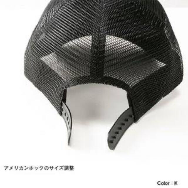 THE NORTH FACE(ザノースフェイス)のブラック☆ノースフェイス THE NORTH FACE ロゴメッシュキャップ メンズの帽子(キャップ)の商品写真