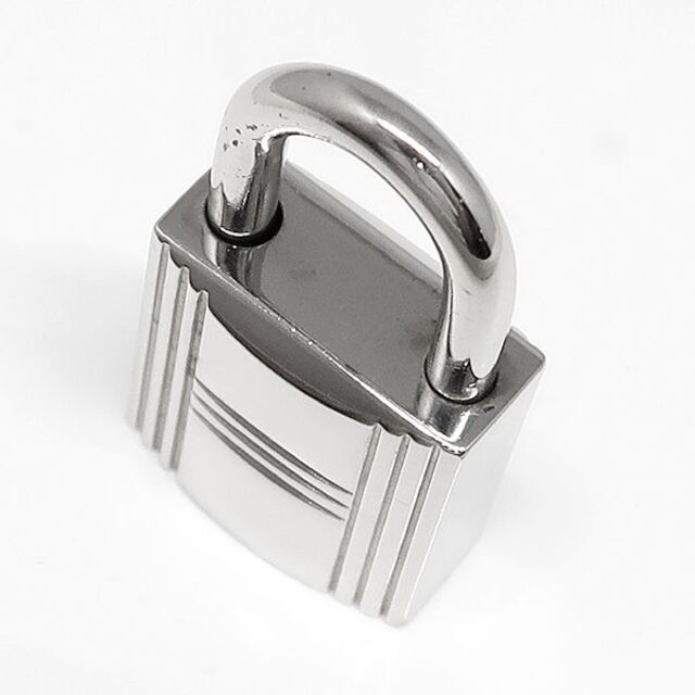 Hermes - HERMES エルメス カデナ パドロック シルバー 南京錠 120