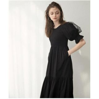 MIELI INVARIANT Ravenna Shirring Dress(ロングワンピース/マキシワンピース)