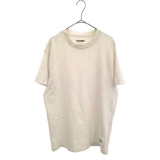 ジルサンダー(Jil Sander)のJIL SANDER ジルサンダー 裾パッチクルーネックTシャツ ホワイト JPUP706530(Tシャツ/カットソー(半袖/袖なし))