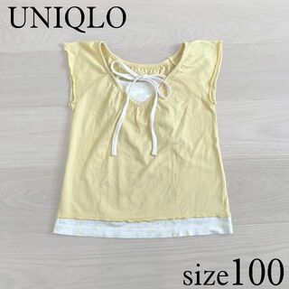 ユニクロ(UNIQLO)のUNIQLO 重ね着風Tシャツ 100(Tシャツ/カットソー)