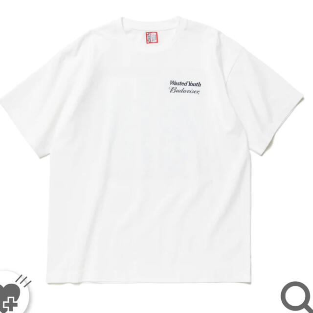 WYxBW T-SHIRT white 2XL wasted youth