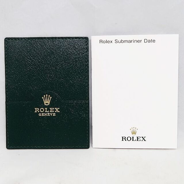 美品 ROLEX ロレックス カードケース ＆ サブマリーナ 取説 説明書 ㊾