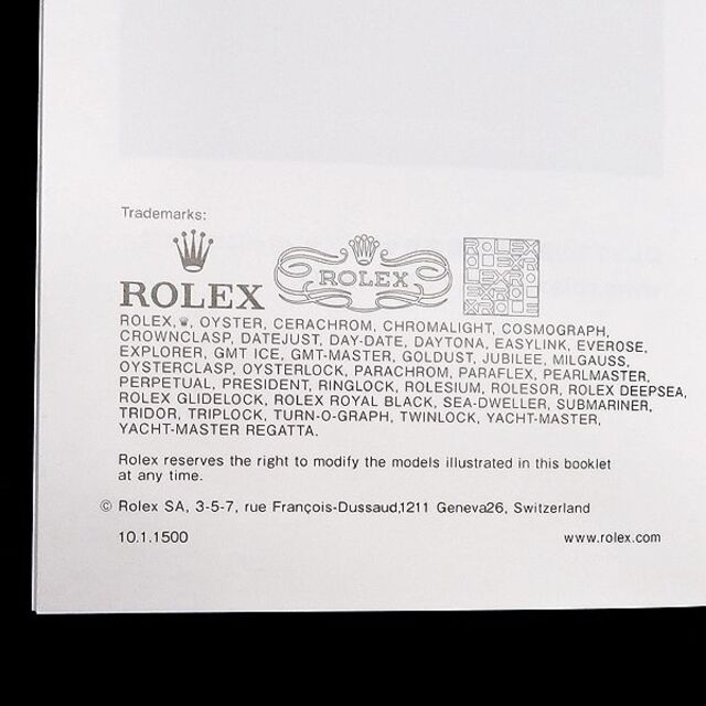 ROLEX(ロレックス)の美品 ROLEX ロレックス カードケース ＆ サブマリーナ 取説 説明書 ㊾ メンズの時計(その他)の商品写真