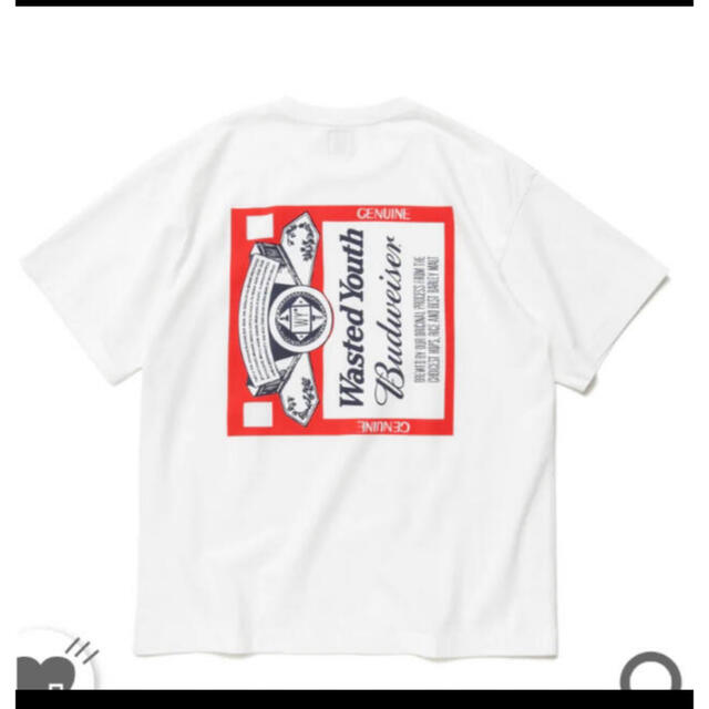 WY BW T-SHIRT Wasted Youth Budweiser L