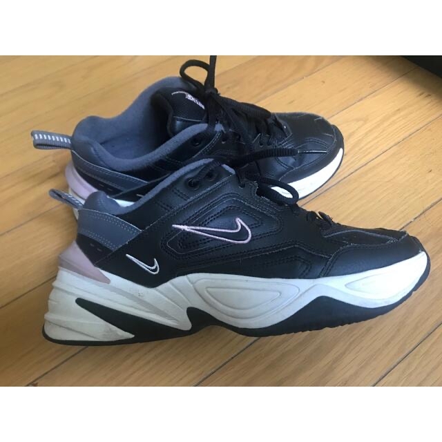 送料込 24cm NIKE M2K TEKNO BLACK ブラック