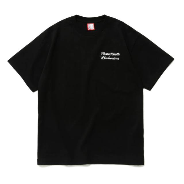 HUMAN MADE(ヒューマンメイド)のWYxBW T-SHIRT BLACK L wasted youth メンズのトップス(Tシャツ/カットソー(半袖/袖なし))の商品写真