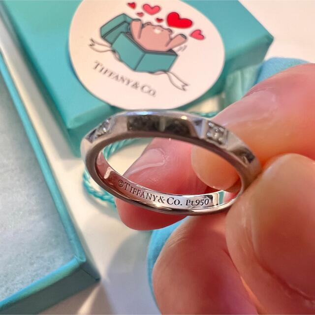 Tiffany & Co. - Tiffany トゥルーバンド5P pt950 8号♡指輪 ...