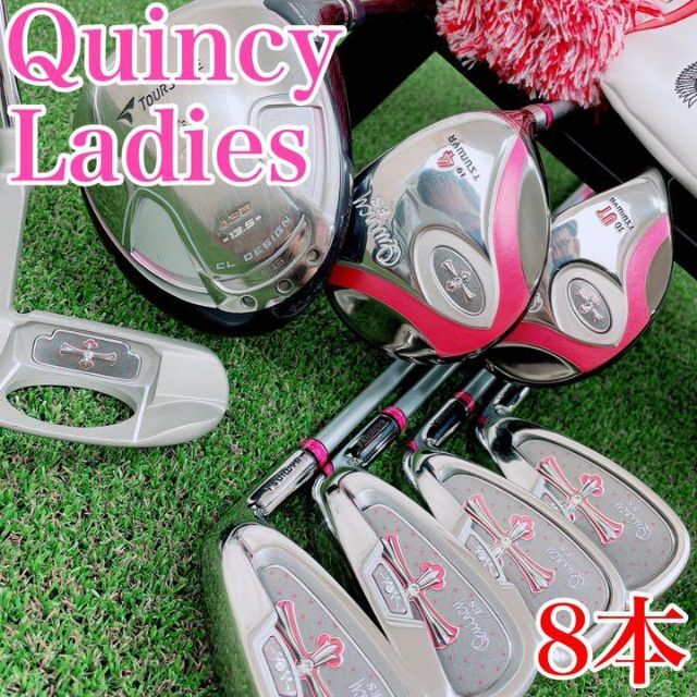 【状態良好】TSURUYA　GOLF　QUINCY　レディース　ゴルフセット