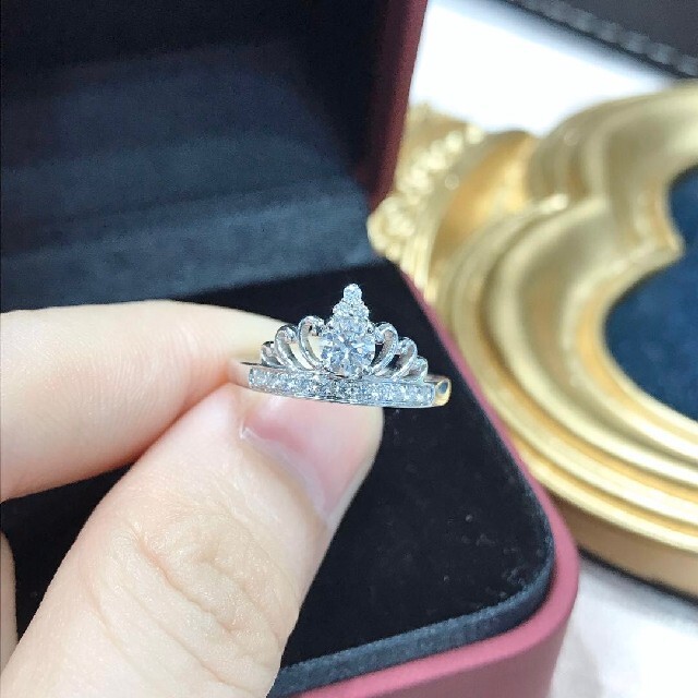 美品 天然ダイヤモンドリング0.565ct k18 リング(指輪) - zoopalic.com