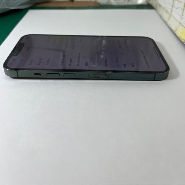 ジャンク扱いiPhone13pro 256GB au SIMロック解除済グリーン 4