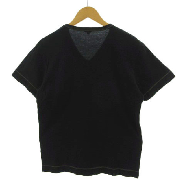 Paul Smith(ポールスミス)のポールスミス PAUL SMITH Tシャツ 半袖 Vネック ステッチ 黒 L メンズのトップス(Tシャツ/カットソー(半袖/袖なし))の商品写真