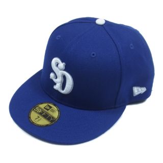 スタンダードカリフォルニア(STANDARD CALIFORNIA)のSTANDARD CALIFORNIA スタンダードカリフォルニア 帽子 NEW ERA SD 59Fifty Logo Cap ニューエラ ロゴ刺繍 ベースボール キャップ ブルー系 59.6cm【新古品】【未使用】【中古】(その他)