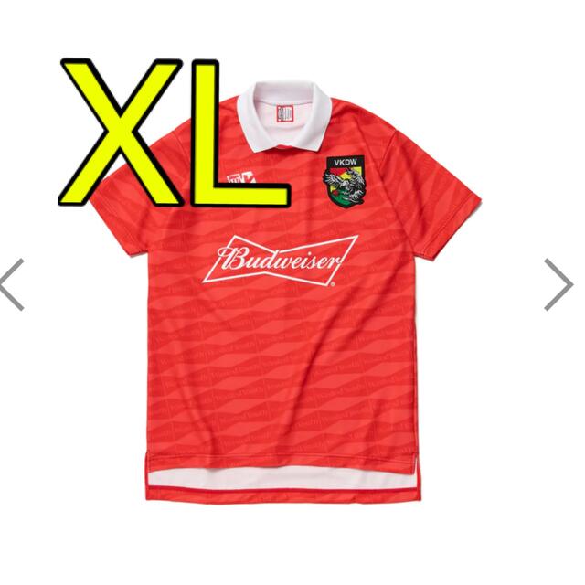 HUMAN MADE(ヒューマンメイド)のWasted Youth Budweiser Soccer Shirt Red メンズのトップス(Tシャツ/カットソー(半袖/袖なし))の商品写真