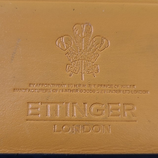 ETTINGER(エッティンガー)のエッティンガー　２つ折り財布　ネイビー メンズのファッション小物(折り財布)の商品写真