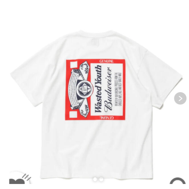 HUMAN MADE(ヒューマンメイド)のHumanmade Wasted Youth Budweiser 2XL メンズのトップス(Tシャツ/カットソー(半袖/袖なし))の商品写真