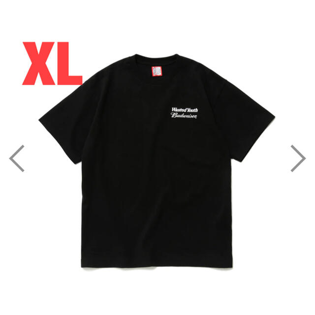 最新人気 【XL】Wasted youth x Budweiser Tee black Tシャツ