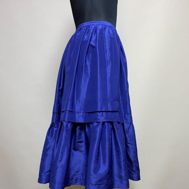 コムデギャルソン　1989年　ヴィンテージスカート　シルク　紫　良品