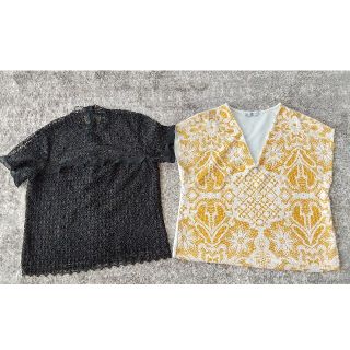 ザラ(ZARA)のzara トップス二枚セット(シャツ/ブラウス(半袖/袖なし))