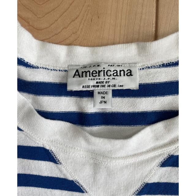 AMERICANA(アメリカーナ)のアメリカーナAmericana カットソー トップス レディースのトップス(Tシャツ(半袖/袖なし))の商品写真