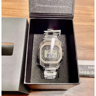 ジーショック(G-SHOCK)の【新品】G-SHOCK GMW-B5000D-1JF フルメタル シルバー (腕時計(デジタル))