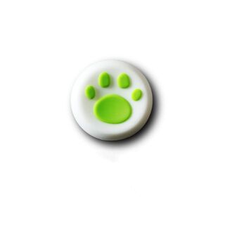 猫の爪　スティックキャップ 2個セット PS4 XBOXONE 肉球　白＋緑(家庭用ゲーム機本体)